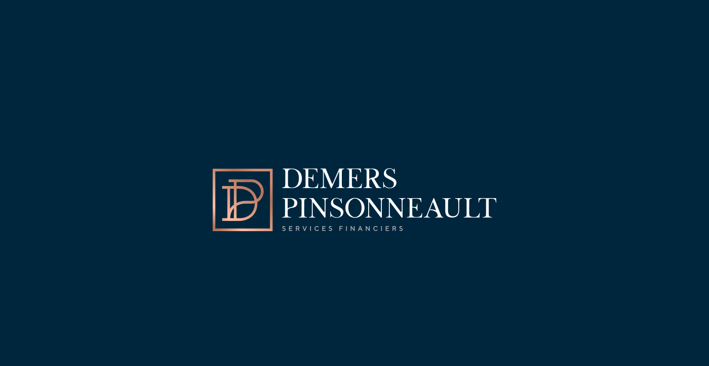 Site web, carte d'affaire et papeterie de Demers Pinsonneault Services Financiers - Cabinet de conseillers en sécurité financière / 2019 - Réalisation signée Projex Media