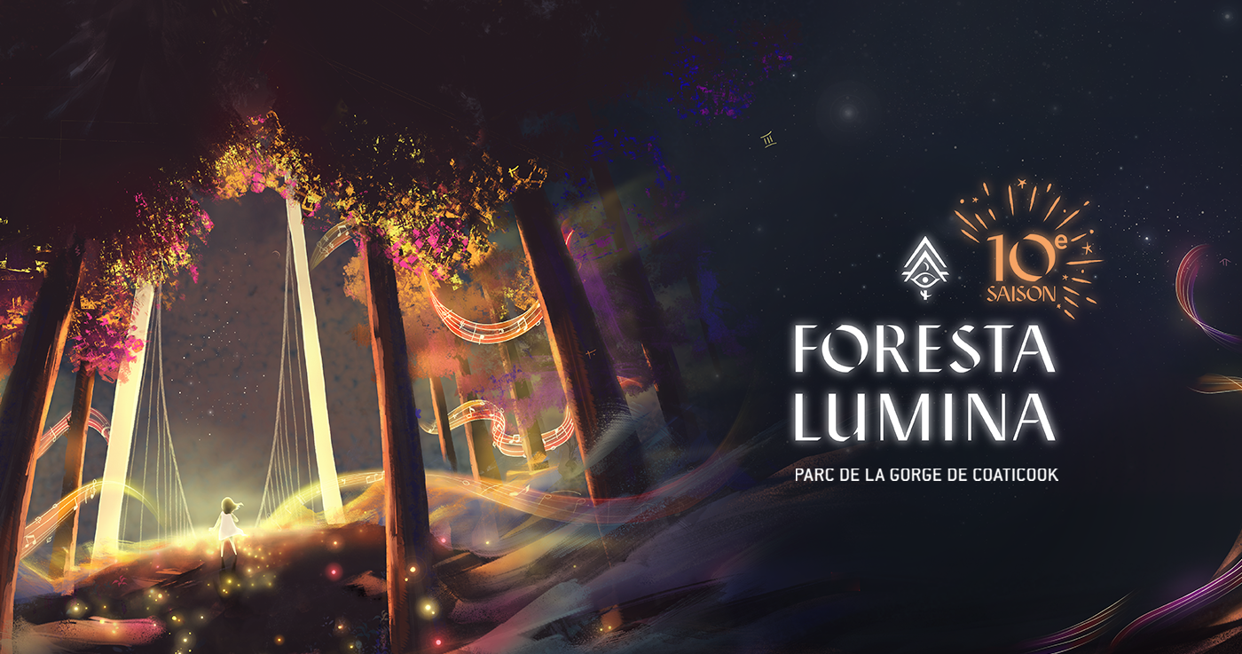 Foresta Lumina / 2023 - Réalisation signée Projex Media